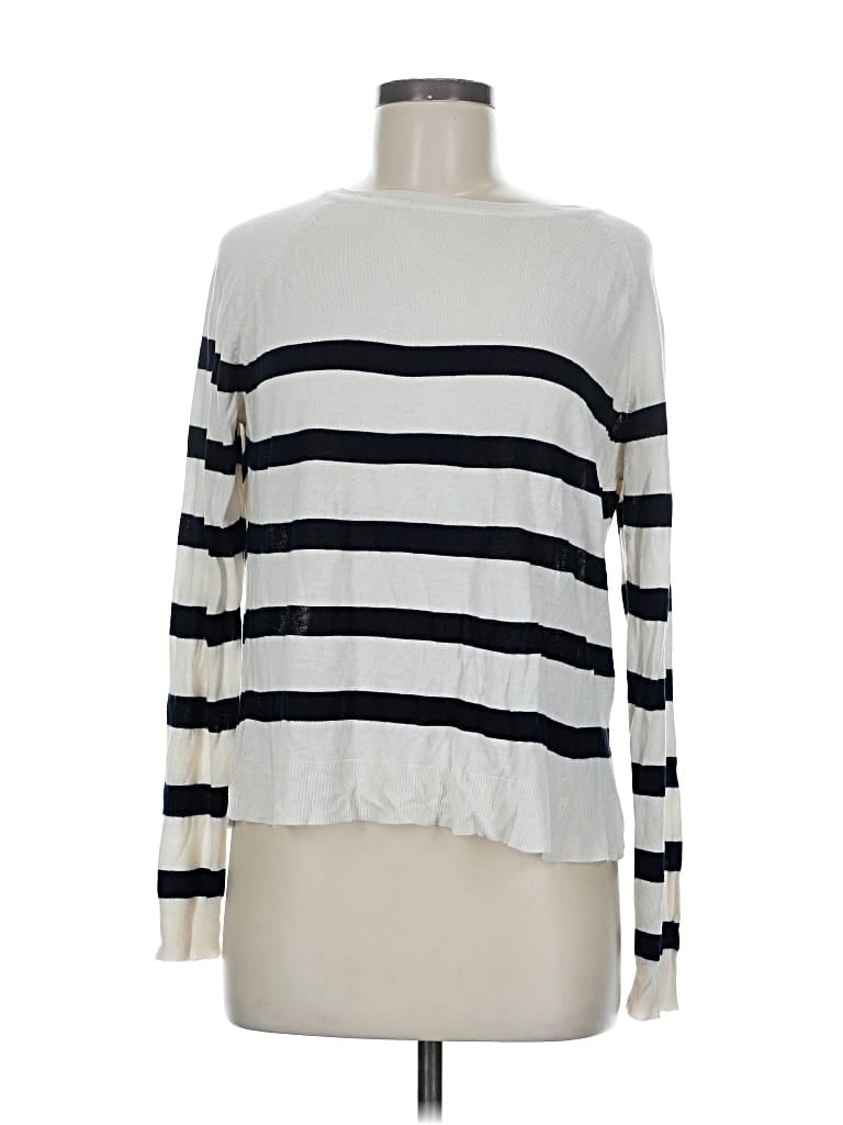 Pre-owned Zara Cardigan Sweater In White