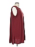 BCBGeneration Solid Burgundy Casual Dress Size L - photo 4