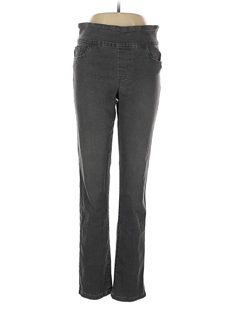 Pre-owned Gloria Vanderbilt Jeggings In Gray