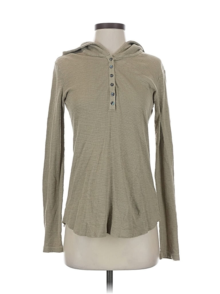 Pre-owned James Perse Pullover Sweater In Brown