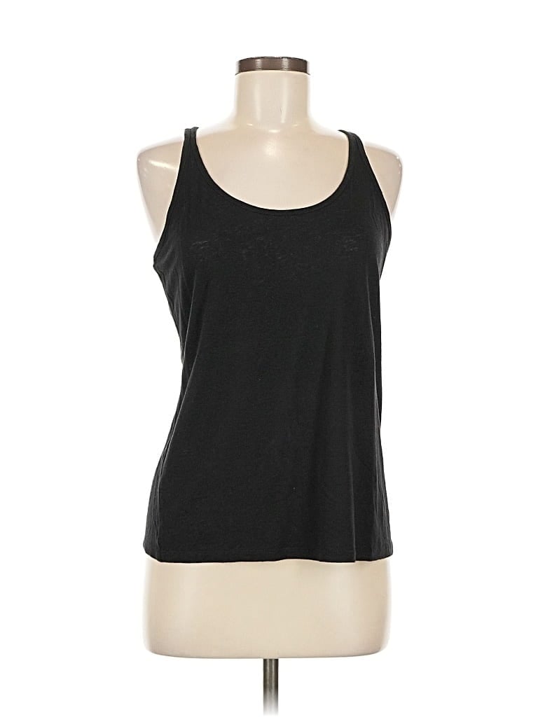 Athleta Tank Top Black Halter Neckline Tops