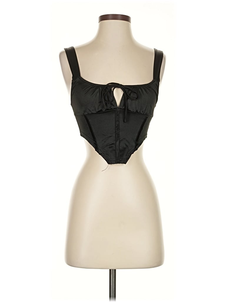 Pre-owned Asos Design Sleeveless Blouse In Black