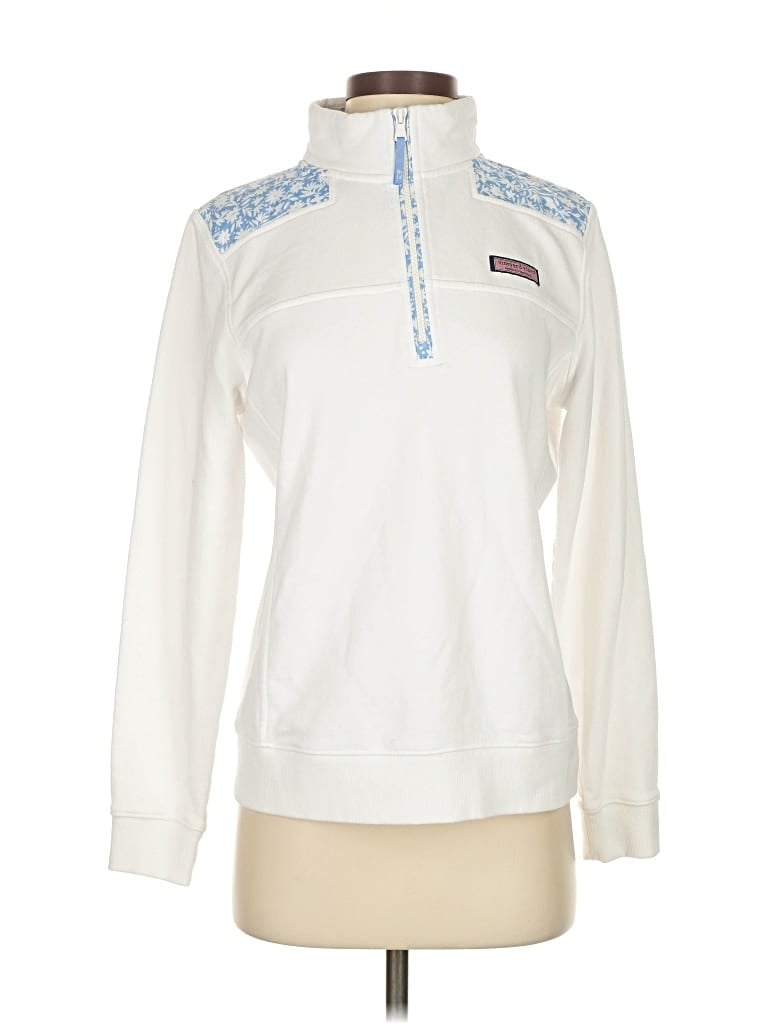 Pre-owned Vineyard Vines Sweatshirt In White