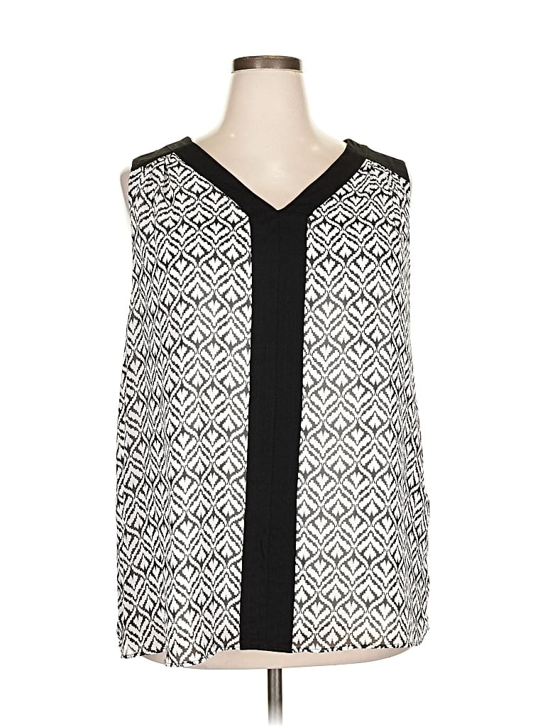 Pre-owned Db Established 1962 Sleeveless Blouse In Silver