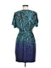 Trina Turk Print Blue Brown Cocktail Dress Size 6 - photo 2