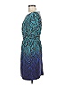 Trina Turk Print Blue Brown Cocktail Dress Size 6 - photo 5