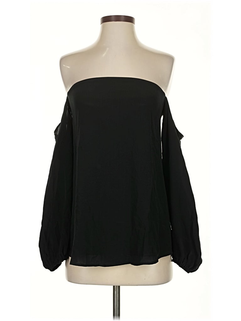Theory 3/4 Sleeve Blouse In Black