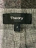 Theory Tweed Gray Linen Pants Size 2 - photo 6