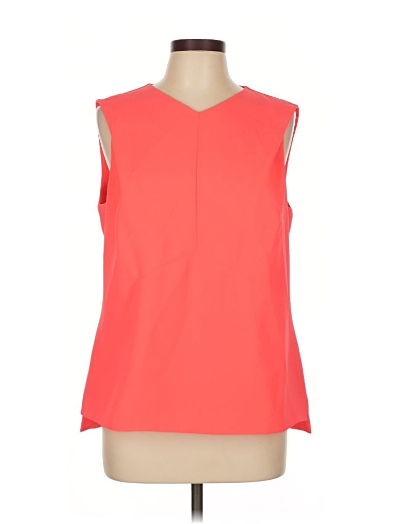 Pre-owned Ted Baker Sleeveless Blouse In Red