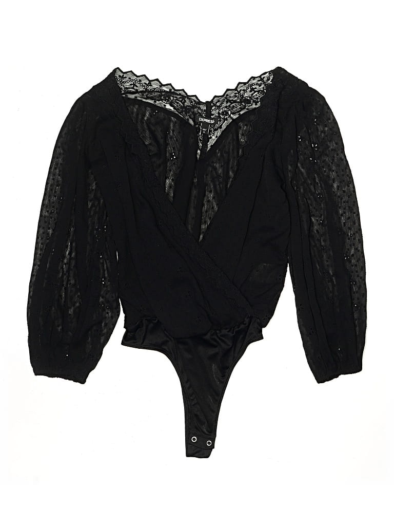 Pre-owned Express Bodysuit In Black