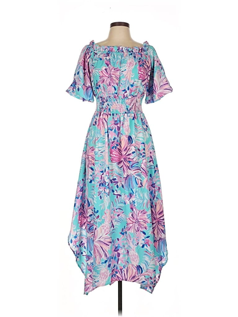 Pre-owned Geegee Casual Dress In Blue