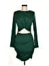 Unbranded Solid Green Cocktail Dress Size M - photo 1
