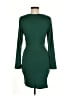 Unbranded Solid Green Cocktail Dress Size M - photo 2