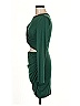 Unbranded Solid Green Cocktail Dress Size M - photo 5