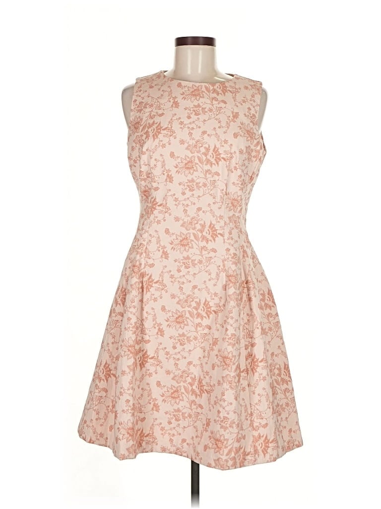 Pre-owned Eva Mendes By New York & Company Cocktail Dress In Brown