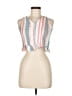 Ginger 100% Viscose White Sleeveless Blouse Size M - photo 1