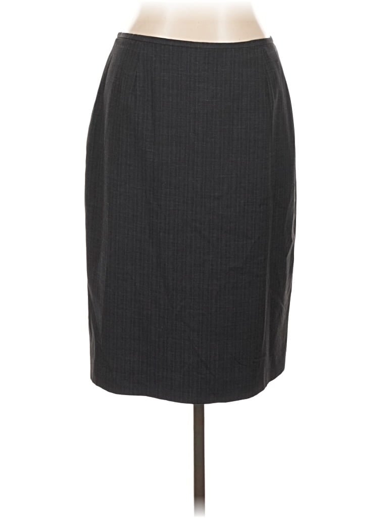 Pre-owned Calvin Klein Formal Skirt In Gray