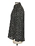 Ann Taylor Polka Dots Black Long Sleeve Blouse Size 0 - photo 5