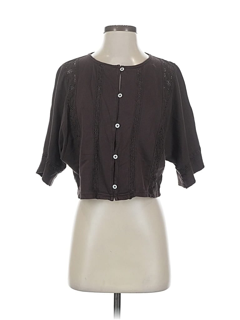 Pre-owned Aerie Cardigan Sweater In Brown