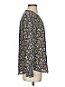T Tahari 100% Polyester Floral Black Long Sleeve Blouse Size S - photo 4