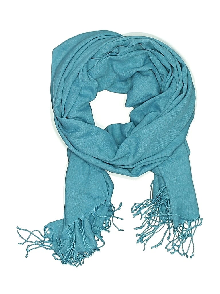 Pre-owned Unbranded Scarf In Blue