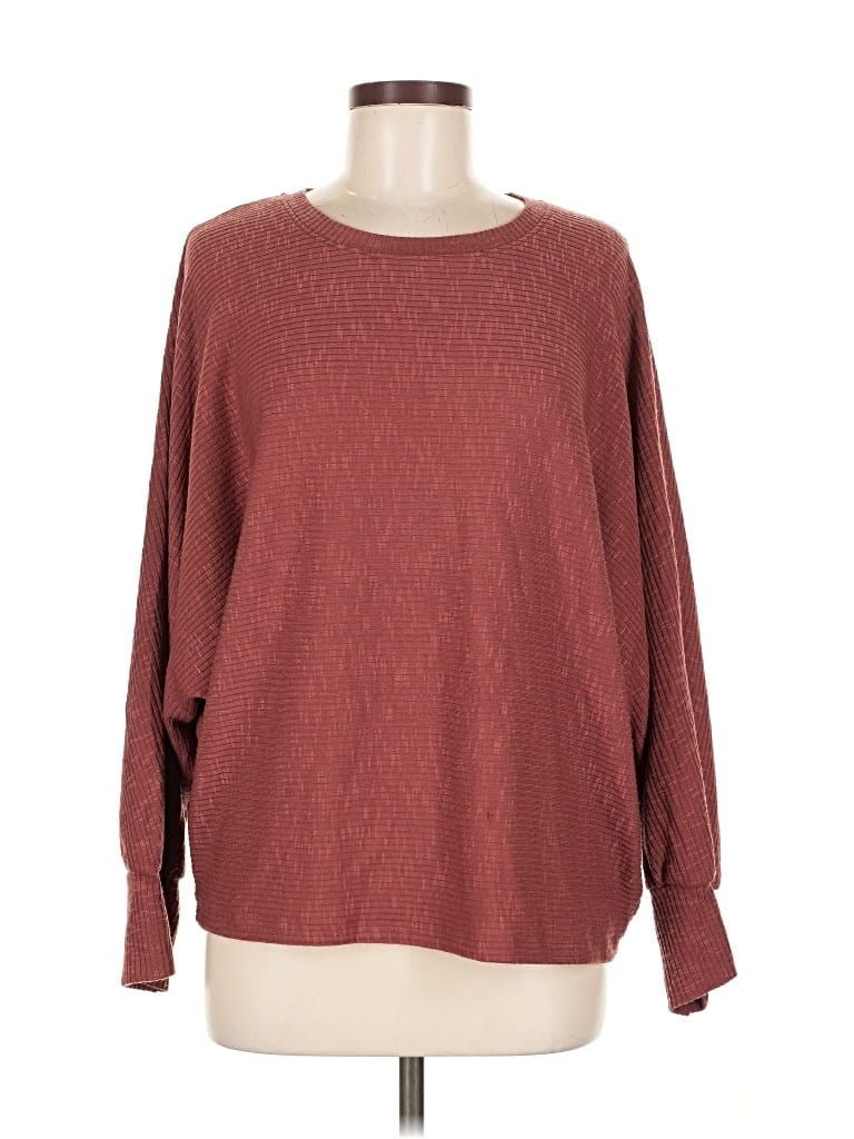 Pre-owned Hayden Pullover Sweater In Burgundy