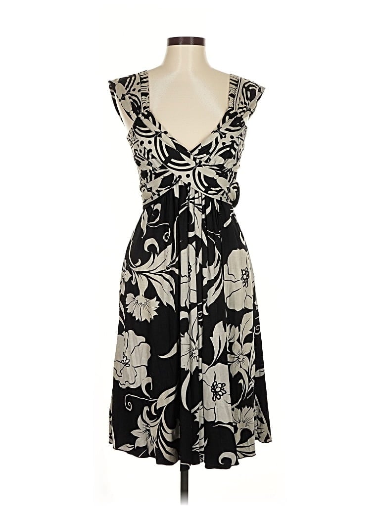 Pre-owned Zen Knits Cocktail Dress In Black