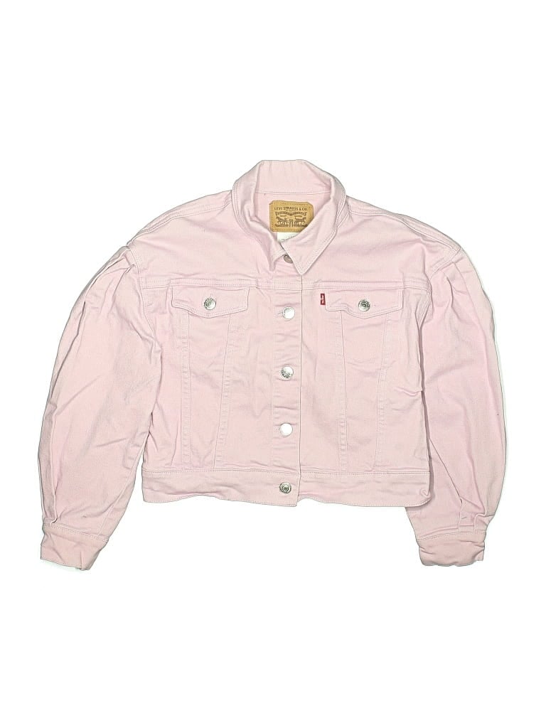 Pre-owned Levi's Kids'  Denim Jacket In Pink