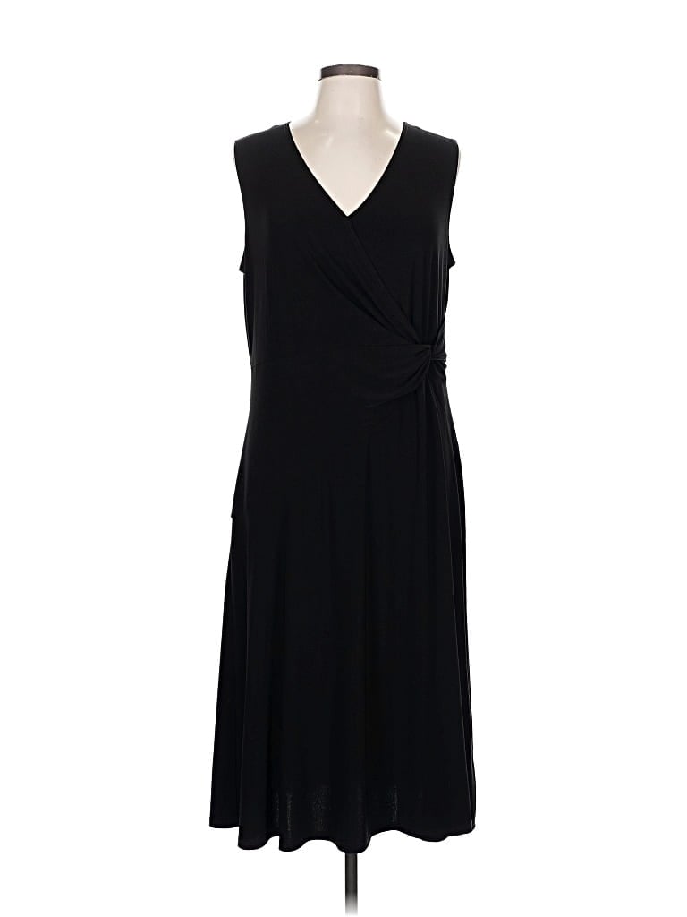 Pre-owned Travelsmith Casual Dress In Black