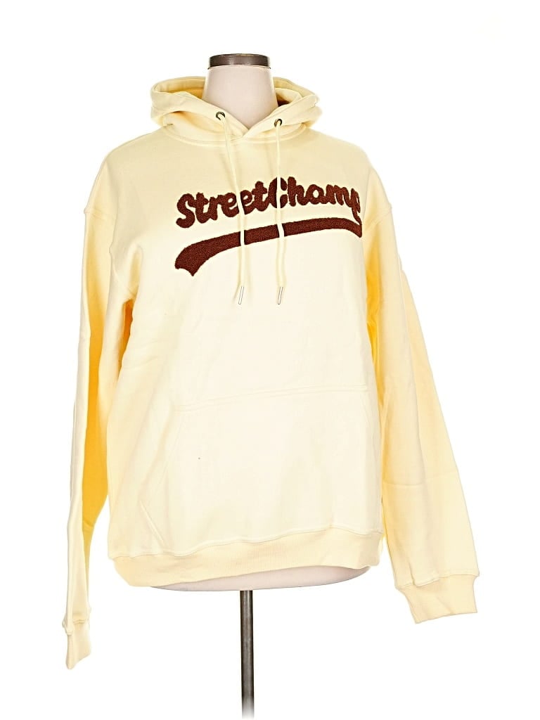 Pre-owned Assorted Brands Pullover Hoodie In Yellow
