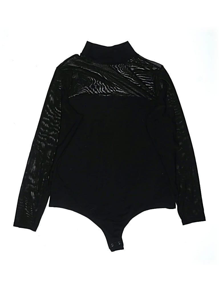 Pre-owned Express Outlet Bodysuit In Black