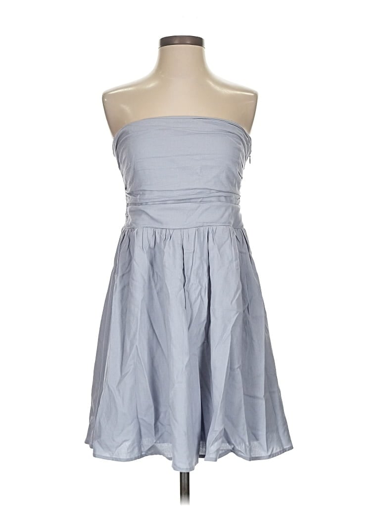 Pre-owned Aqua Cocktail Dress In Gray