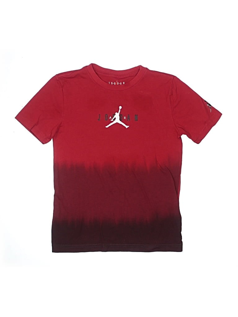 Pre-owned Air Jordan Kids' Active T-shirt In Burgundy