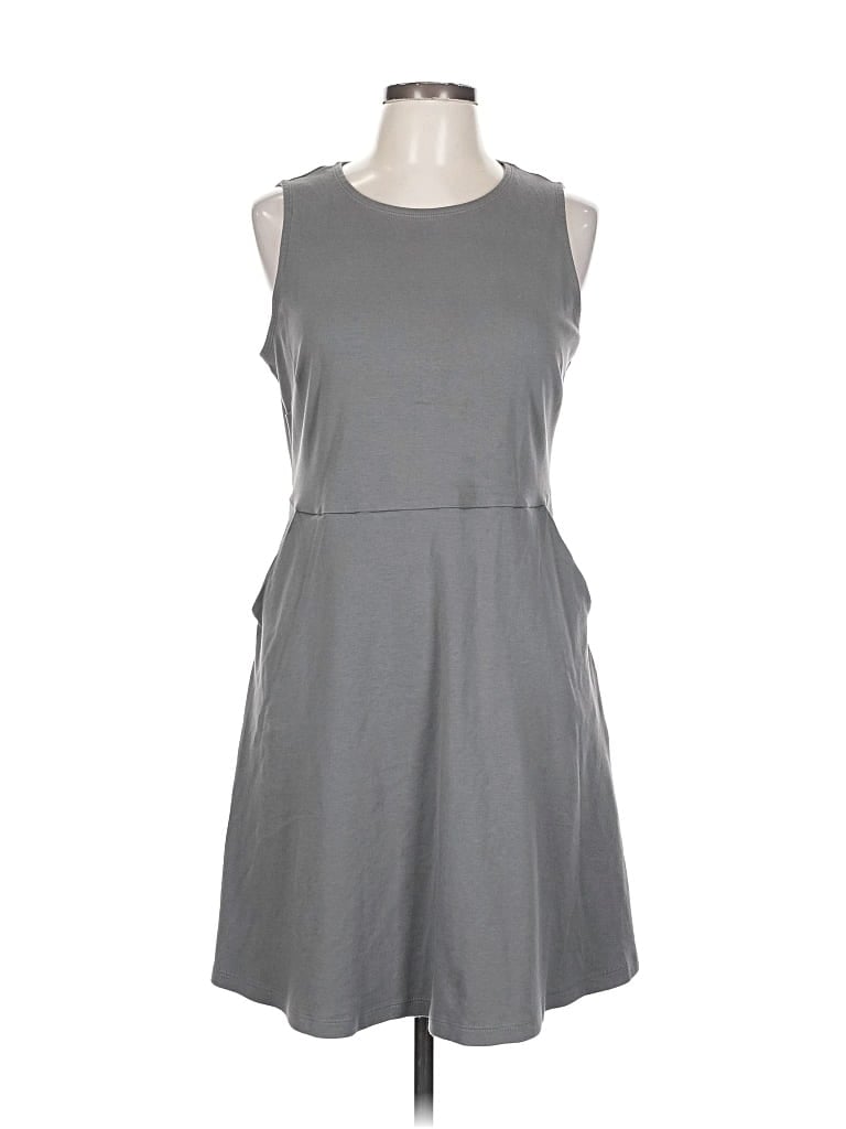 Pre-owned New York And Company Casual Dress In Gray