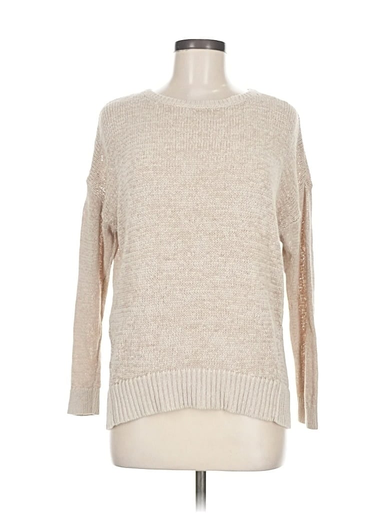 Pre-owned Ann Taylor Loft Pullover Sweater In Brown