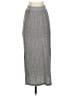 Zara Chevron-herringbone Silver Casual Skirt Size S - photo 1