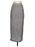Zara Chevron-herringbone Silver Casual Skirt Size S - photo 2