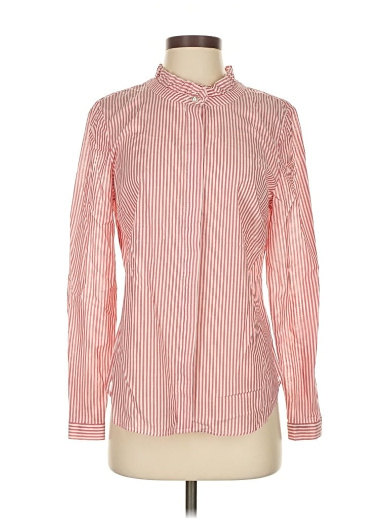 Pre-owned Talbots Long Sleeve Button Down Shirt In Pink