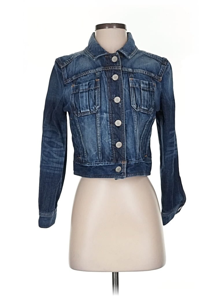 Pre-owned Express Denim Jacket In Blue