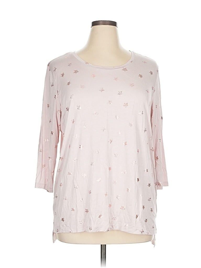 Pre-owned Tribal Jeans 3/4 Sleeve T-shirt In Pink