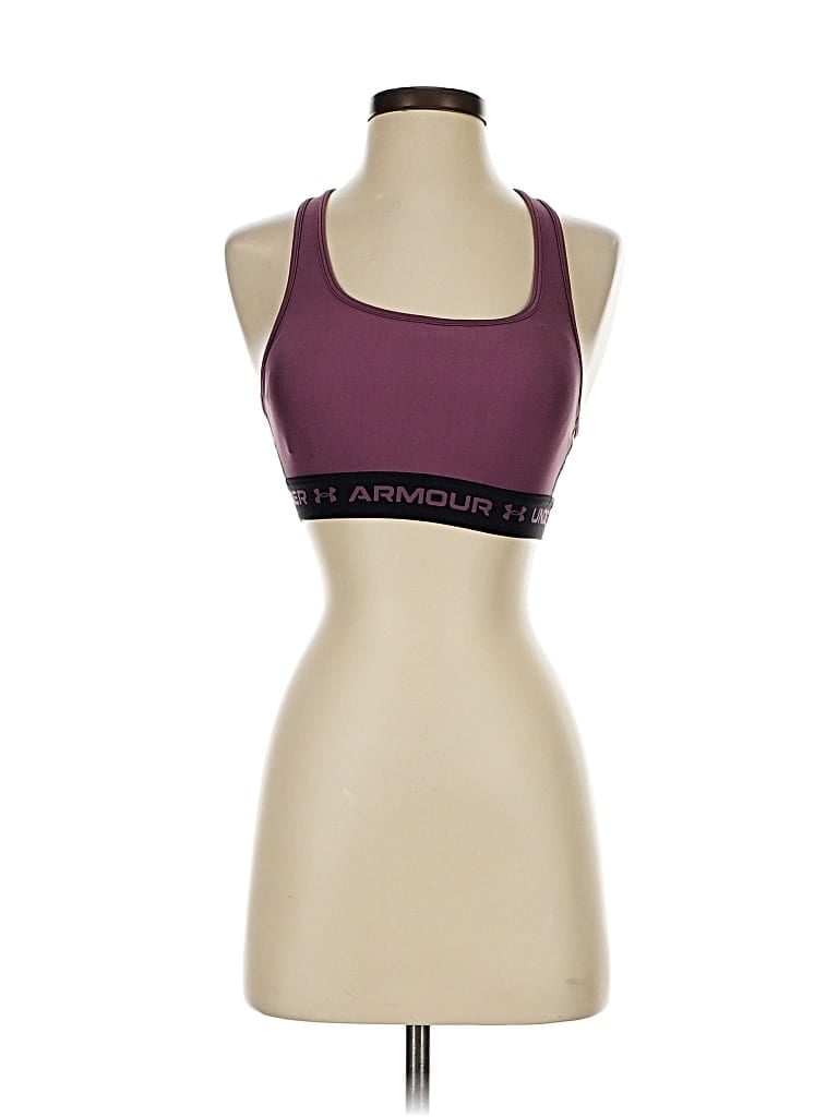 Pre-owned Under Armour Sports Bra In Burgundy