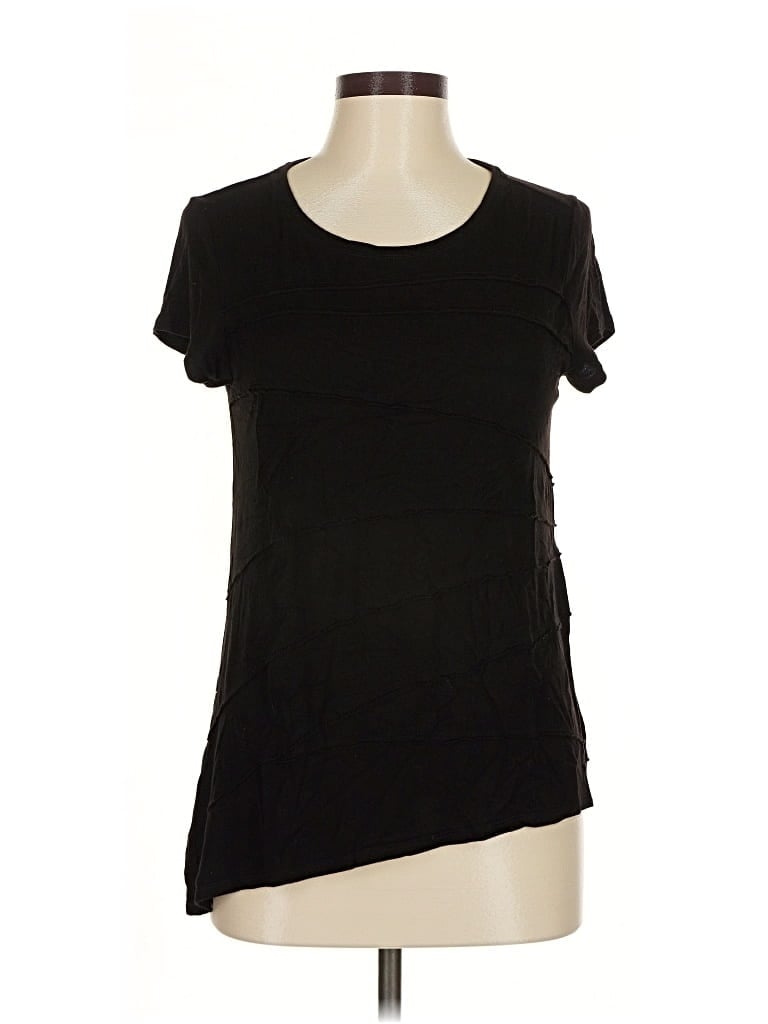 Pre-owned Simply Vera Vera Wang Short Sleeve T-shirt In Black