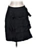 BCBGMAXAZRIA Solid Black Formal Skirt Size 0 - photo 1