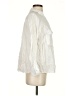 Zara Ivory 3/4 Sleeve Button-Down Shirt Size XS - photo 4