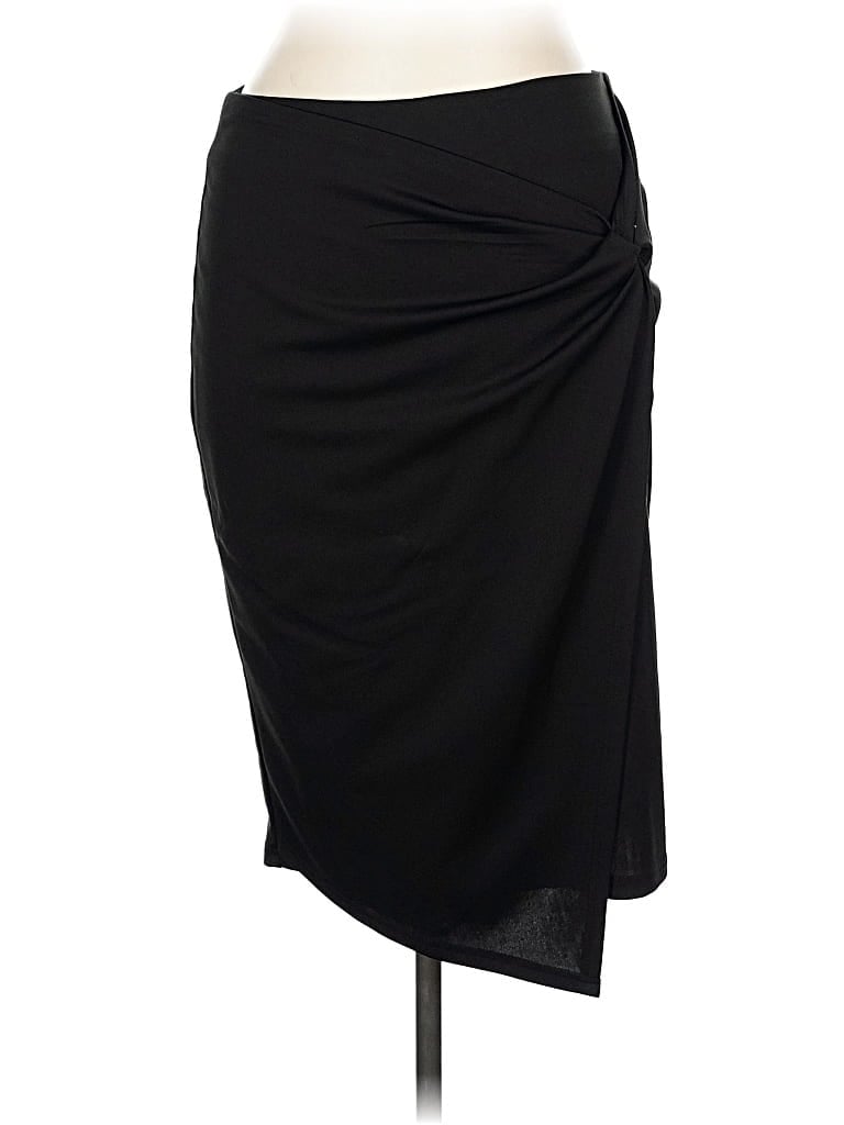 Pre-owned Kate Kasin Casual Skirt In Black