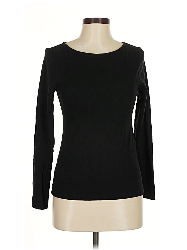 Pre-owned J.crew Factory Store 3/4 Sleeve T-shirt In Black