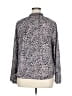 Allison Joy 100% Polyester Silver Long Sleeve Blouse Size XL - photo 2