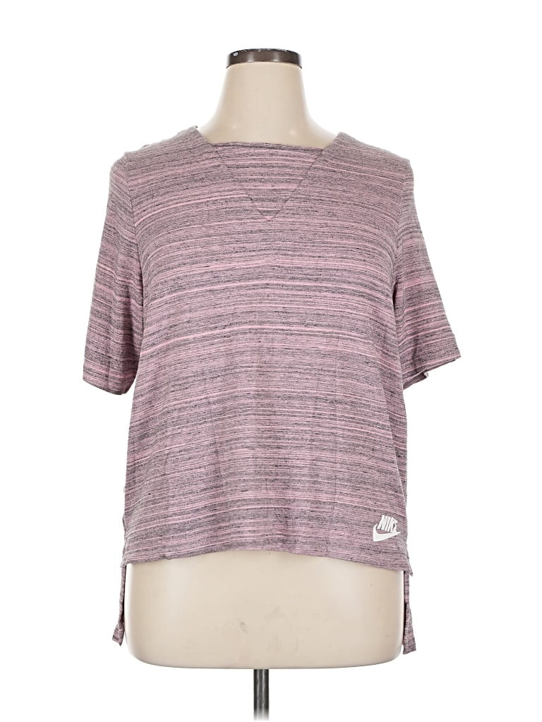 Pre-owned Nike Short Sleeve T-shirt In Pink