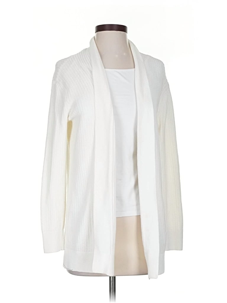 Pre-owned Club Monaco Cardigan Sweater In White