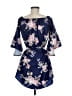 Unbranded 100% Polyester Blue Casual Dress Size M - photo 2